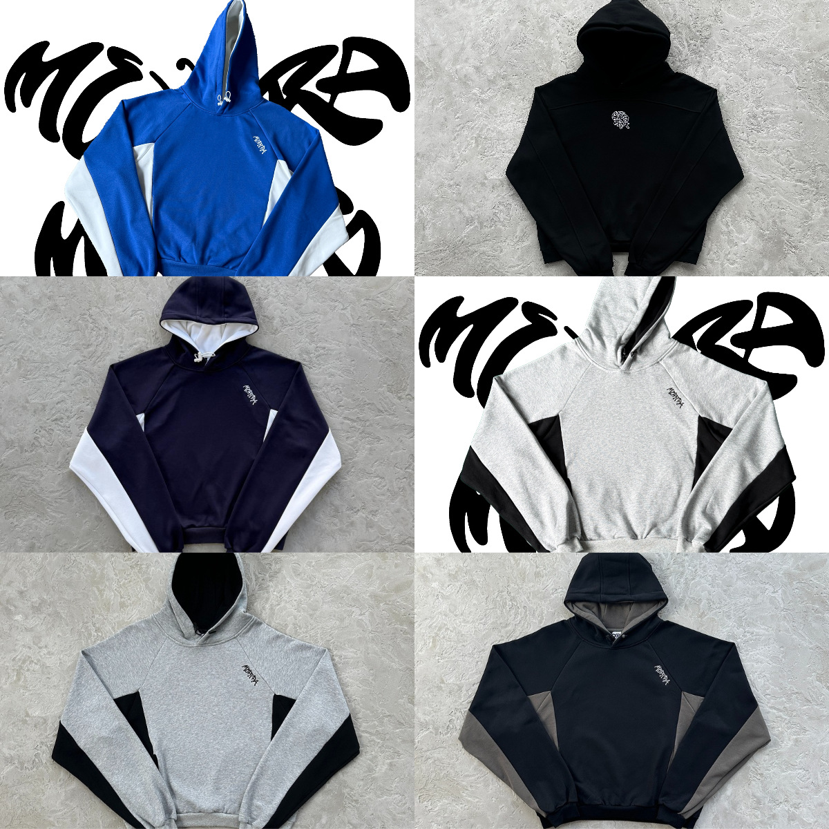 Mertra卫衣发泡印花运动服高街男女开衫连帽外套休闲长裤套装