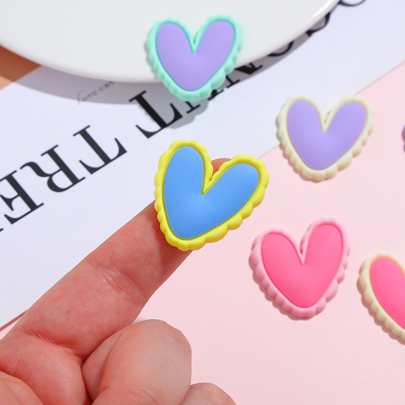 Macaron Contrast Color Love DIY Cream Glue Phone Case Material Package Handmade Hair Accessories Polymer Clay Small Accessories