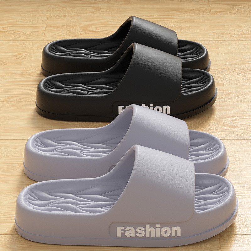 2024 Summer Bathroom Slippers Men's Summer Sports Indoor Home Sandals Women's Wear-Resistant Slip-on Eva Slippers