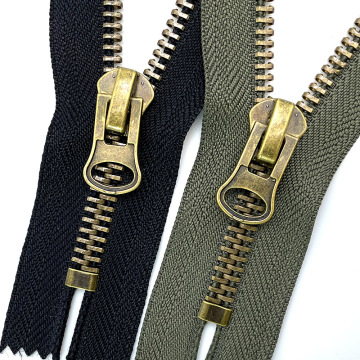 8金属拉链现货条装闭尾不卡顿不开裂自锁拉链头箱包鞋靴包包拉链