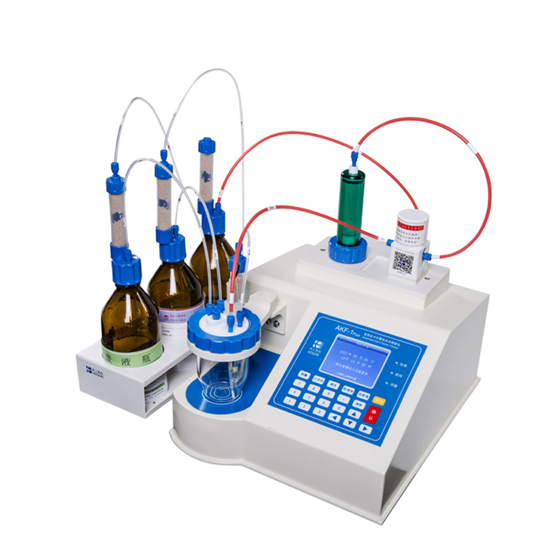上海禾工akf-1plus容量法卡尔费休水分滴定仪 led液晶显示屏