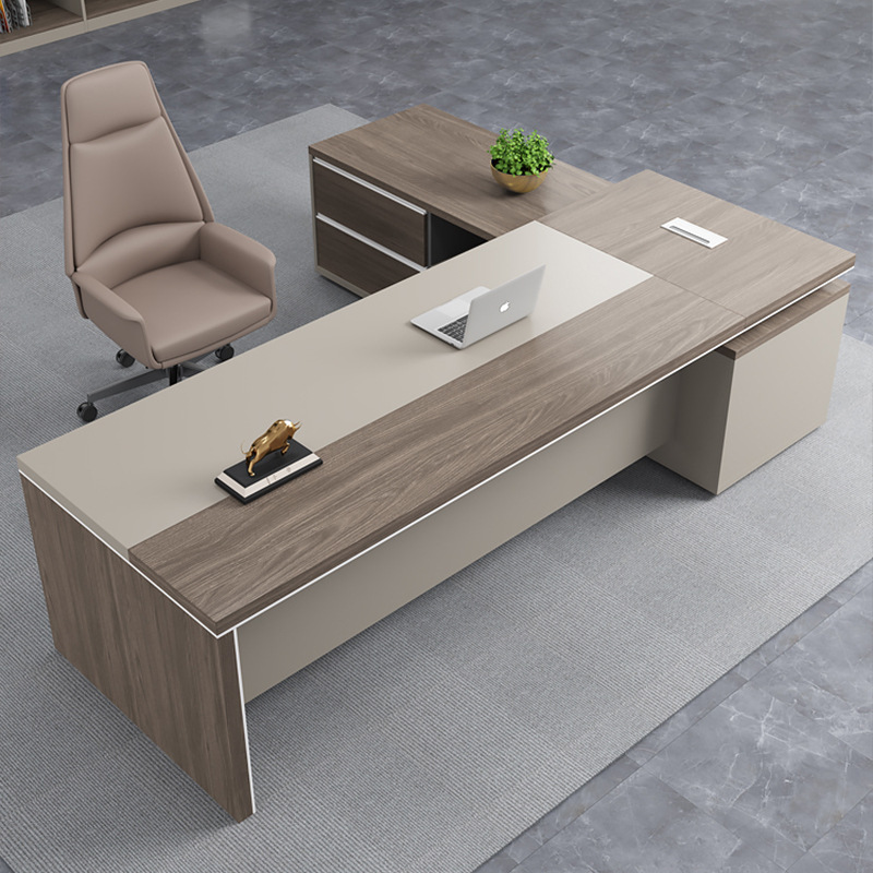 Office Desk Boss Desk Office Desk for Boss Simple Modern Boss Office Table and Chair Combination Single Executive Desk Office Furniture