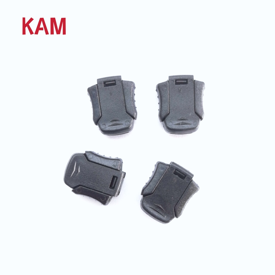 华联KAM现货尼龙弹簧扣塑料绳扣猪鼻扣 猫眼扣双孔弹簧扣 束尾扣