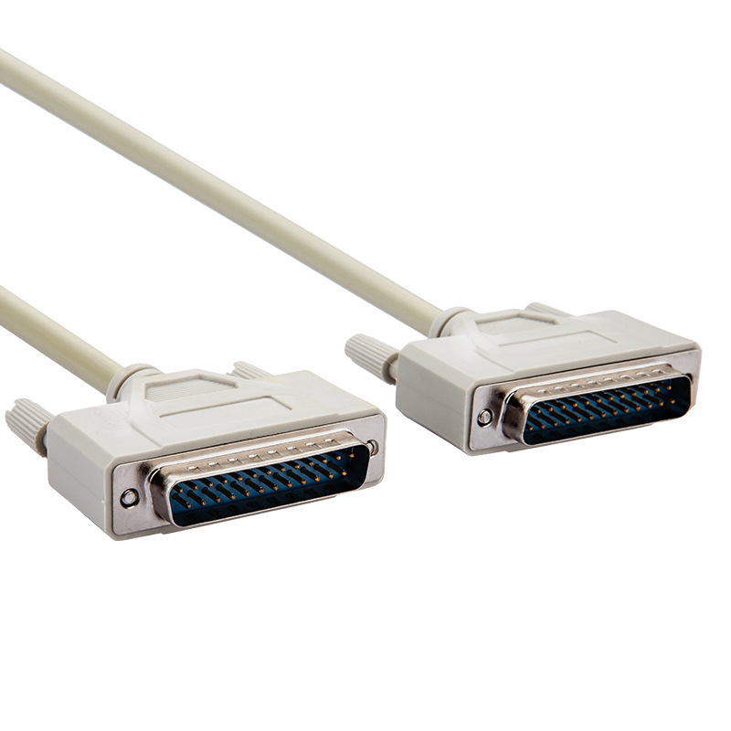 晶华db并口线25针对25针1.5米并口税控打印机数据线公对公连接线