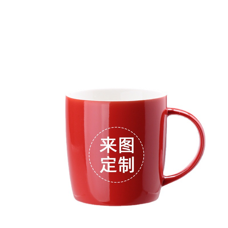Ceramic Cup with Hand Gift Printing Picture Wholesale Personalized Creative Advertising Cup Mug Customized Logo Gift Cup Customized