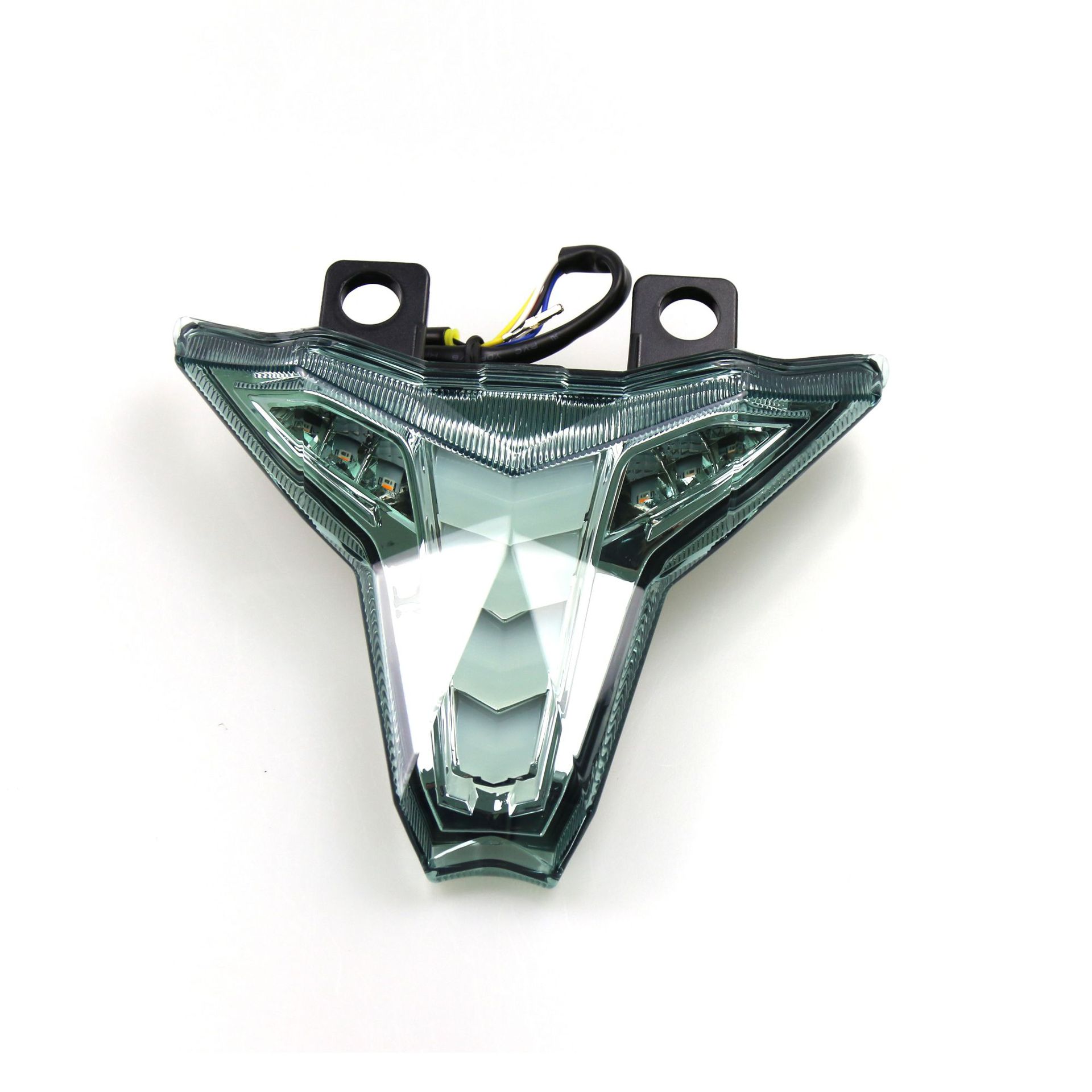 摩托车适用kawasaki川崎z1000改装后尾灯总成彩灯爆闪带刹车灯14