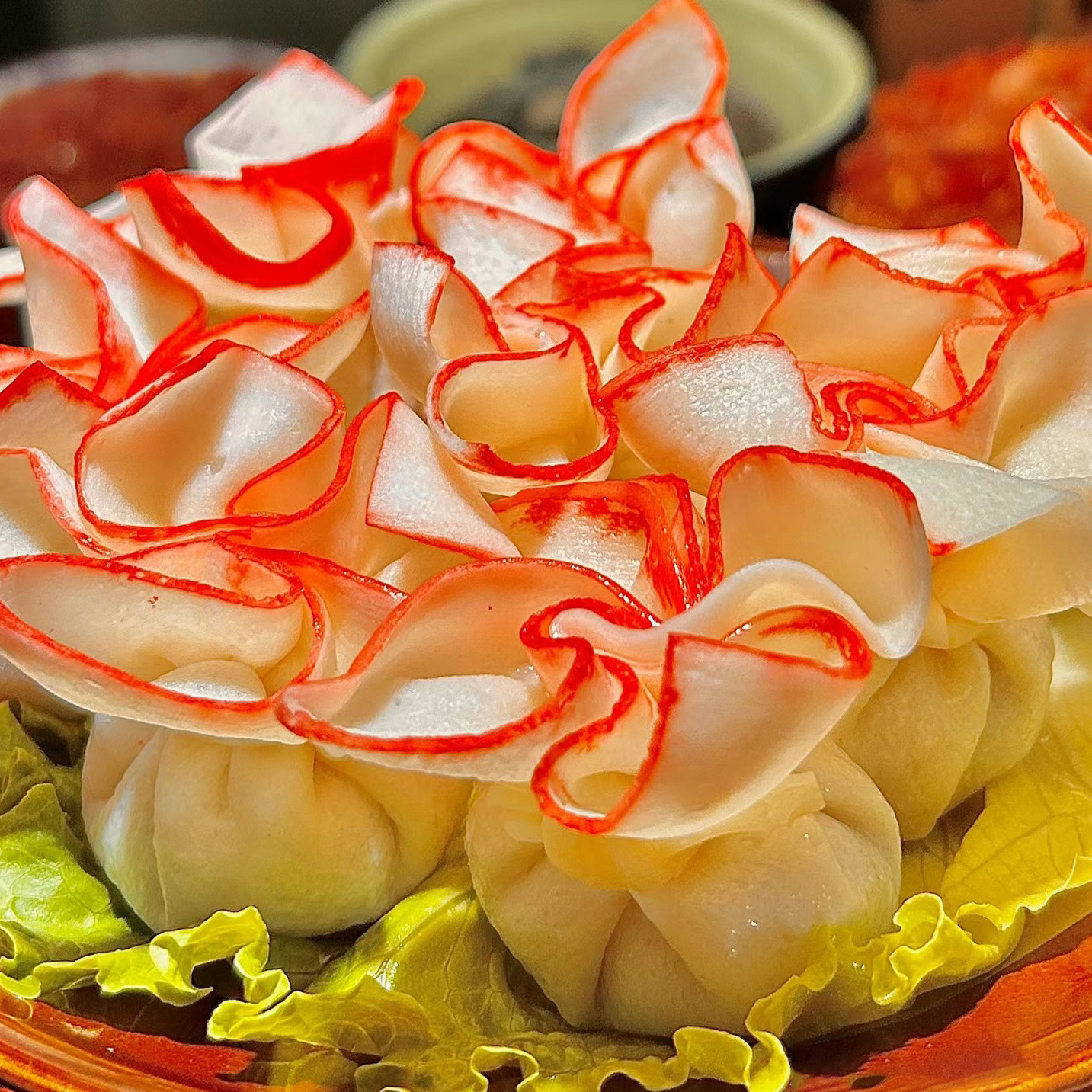 鱼恋花180g鱼皮虾饺虾仁福袋虾饺网红火锅特色食材半成品商用