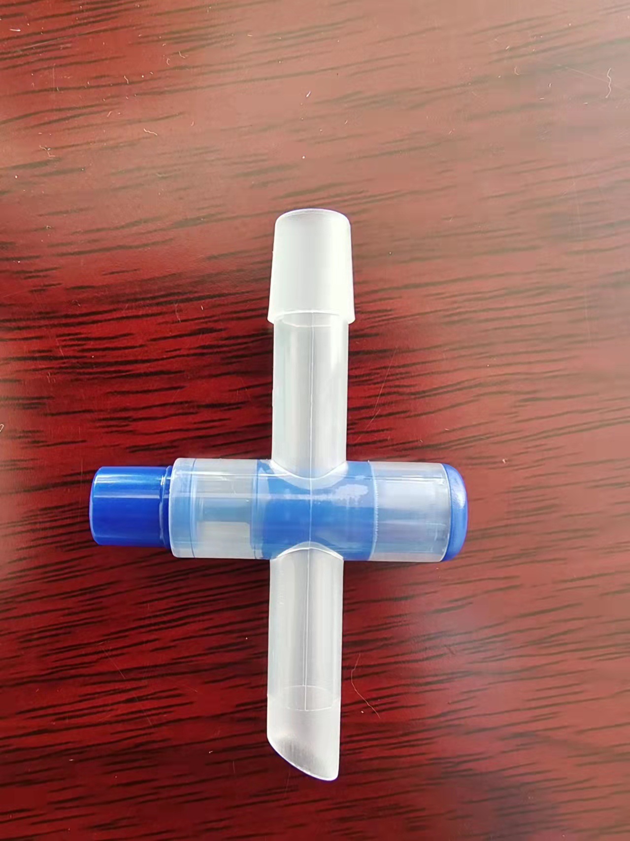 源头工厂批发零售塑料配件医用尿袋排水阀十字阀尿袋止流阀