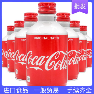 日本进口饮料批发cocacola可口可乐子弹头可乐铝罐装收藏版300ml
