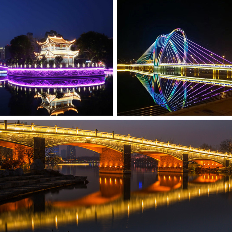 led户外洗墙灯24v18w24w酒店外墙轮廓射灯建筑桥梁亮化工程投射灯