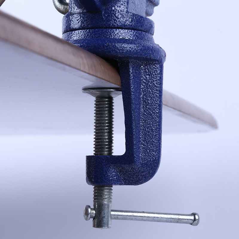 台钳工作台家用台虎夹钳儿童木工小桌钳夹幼儿园手工diy桌面虎钳