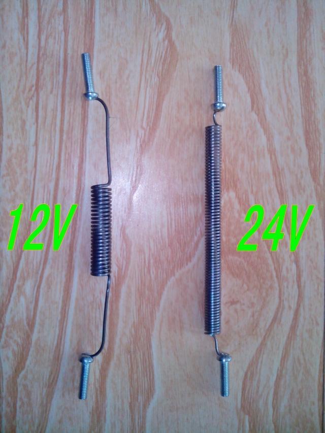 电热丝12v150w钨丝发热体车载24v400w 汽车小太阳电暖器取暖放电