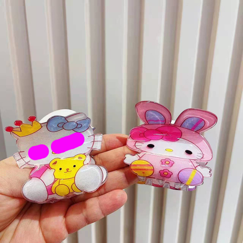 Korean Children's Cartoon Cat Meile Hair Accessories Claw Grip Catcher Factory Wholesale Ornament