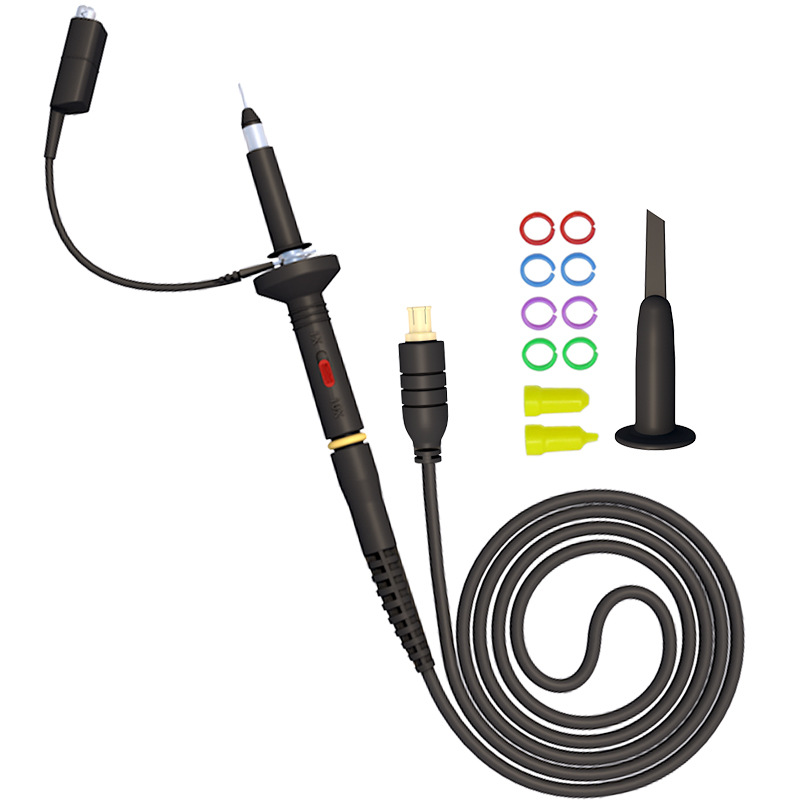 cleqee ds201 dso202 ds203袖珍示波器探头x1x10 60m示波器探头