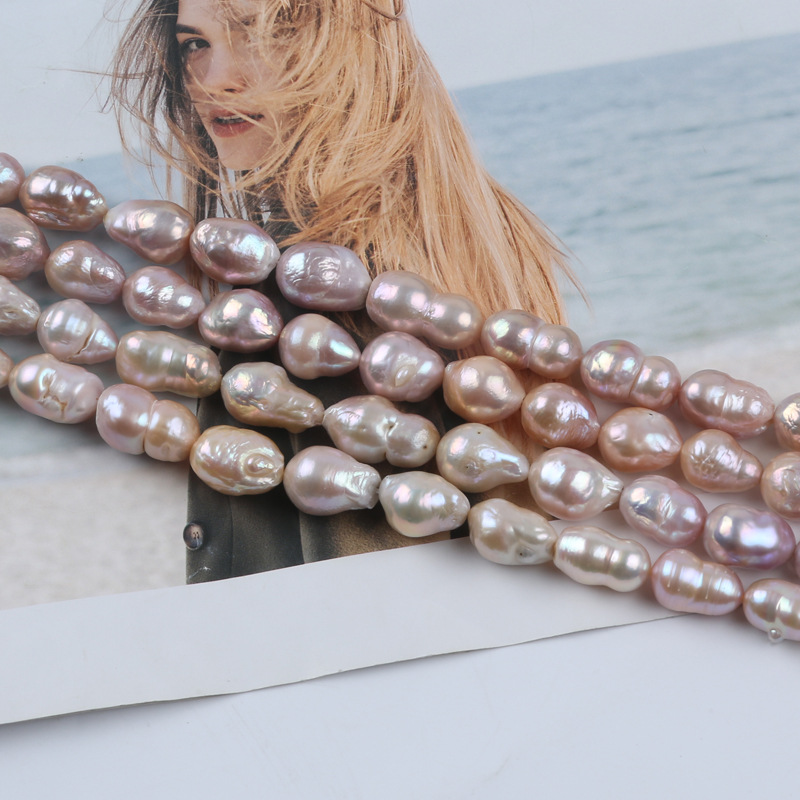 珍珠批发11-13mm不规则珍珠散珠串 天然淡水珍珠diy项链手链-阿里巴巴