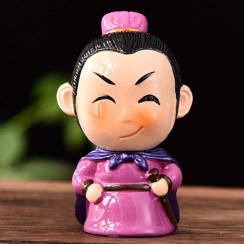 工艺品交趾陶瓷小公仔 卡通冷瓷泥塑小泥人 景点旅游纪品念小礼物