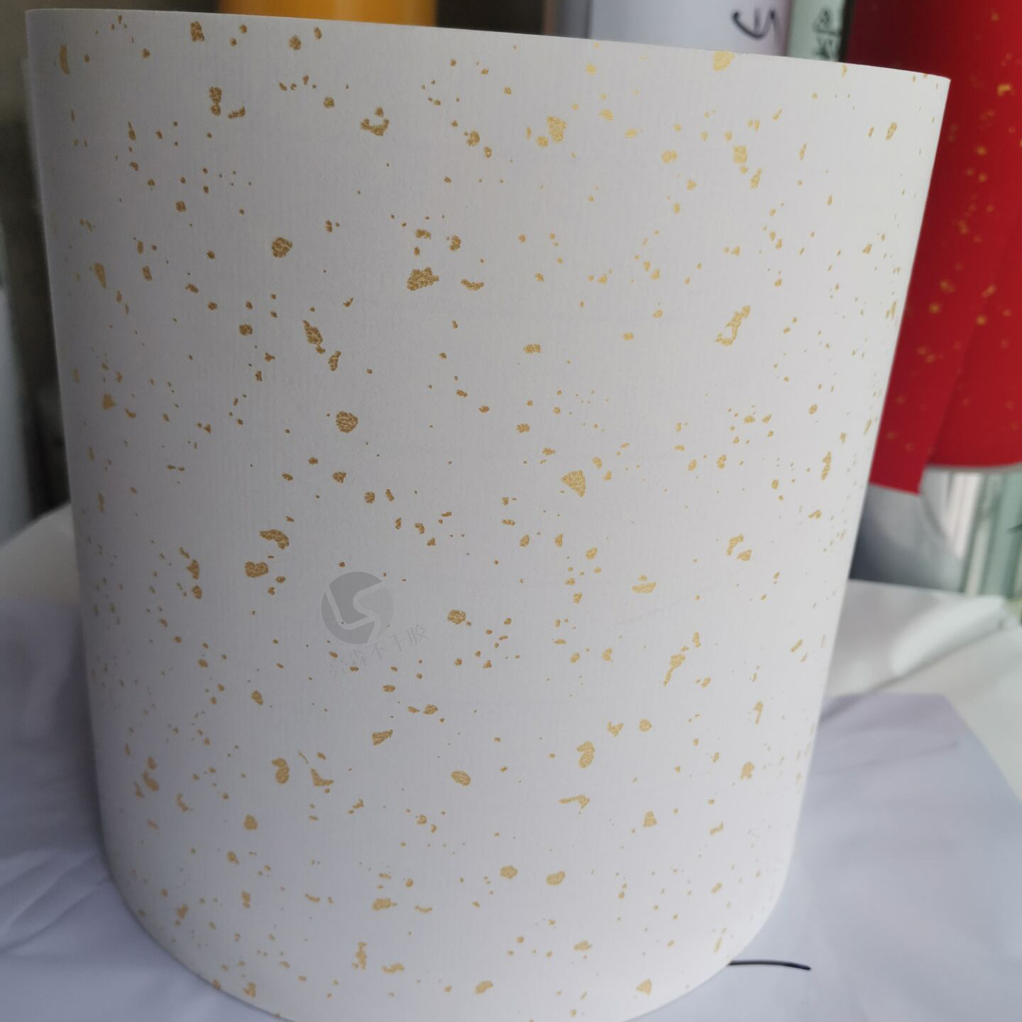 白色洒金水纹纸不干胶 特种纸不干胶材料喷墨激光厂家现货供应