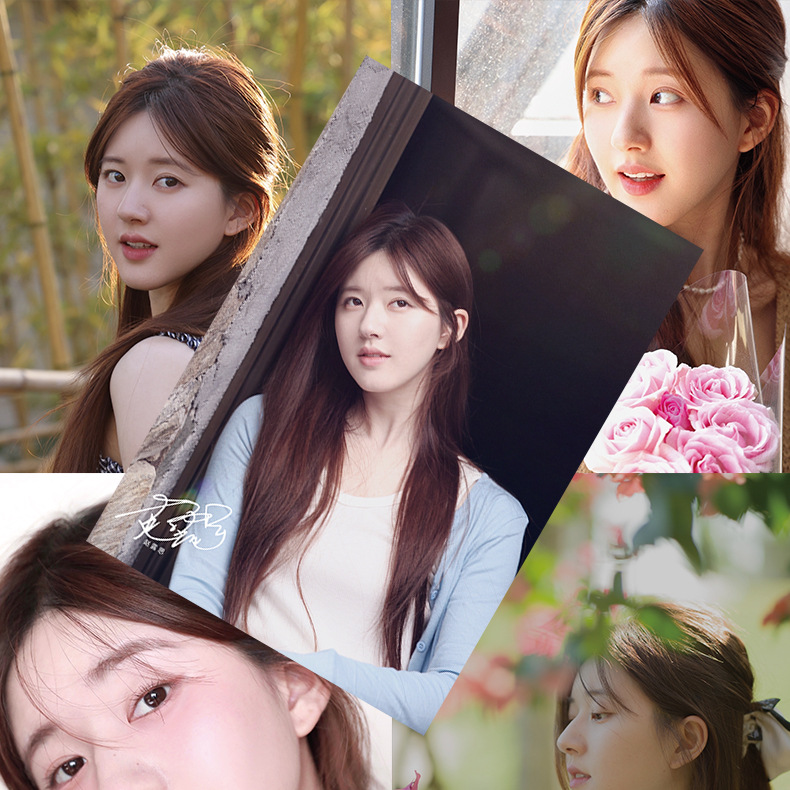 赵露思海报 opp袋装 1套8张高清铜版纸 明星周边写真宿舍墙贴纸