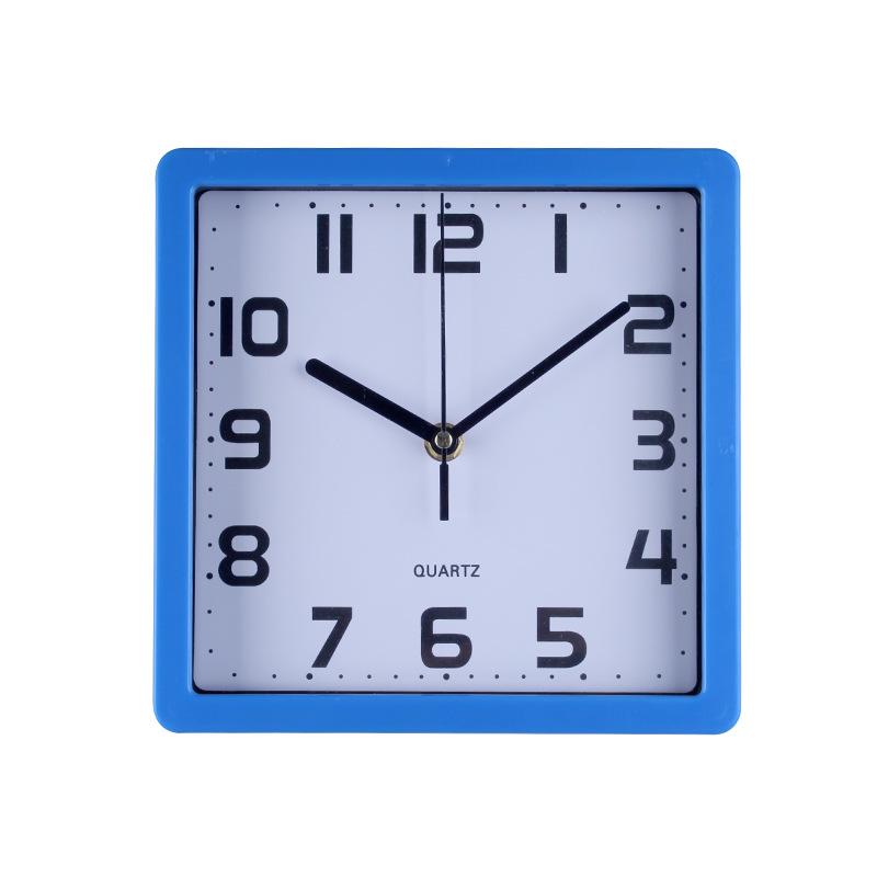 Clock Wall Clock Living Room Fashion Simple Clock Mute Square Household Personality Quartz Clock Pocket Watch Wall Hanging