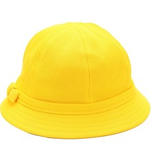 幼儿园小学生四季网儿童帽子印刷LOGO小黄帽宝宝遮阳防晒亲子盆帽