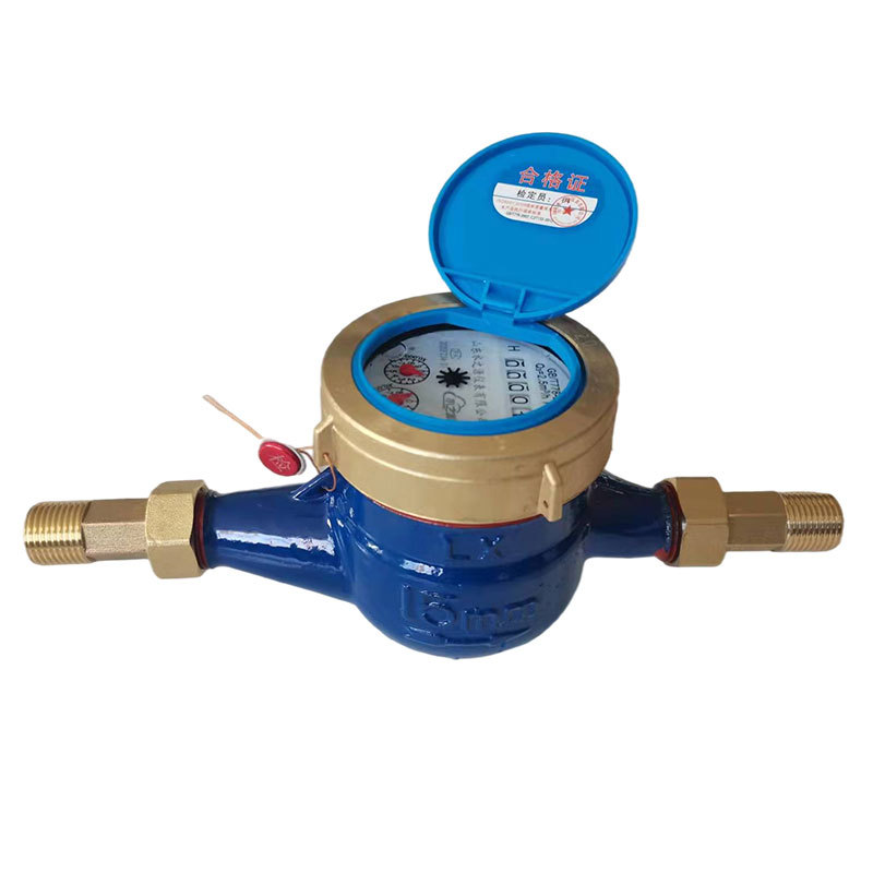 Factory Wholesale Rotary Wing Mechanical Water Meter Household Tap Water Meter 4 Points 6 Points LXs Rotating Vane Type Water Meter