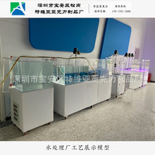 水处理厂工艺模型展示 有机玻璃A2O好氧缺氧厌氧 沉淀 消毒