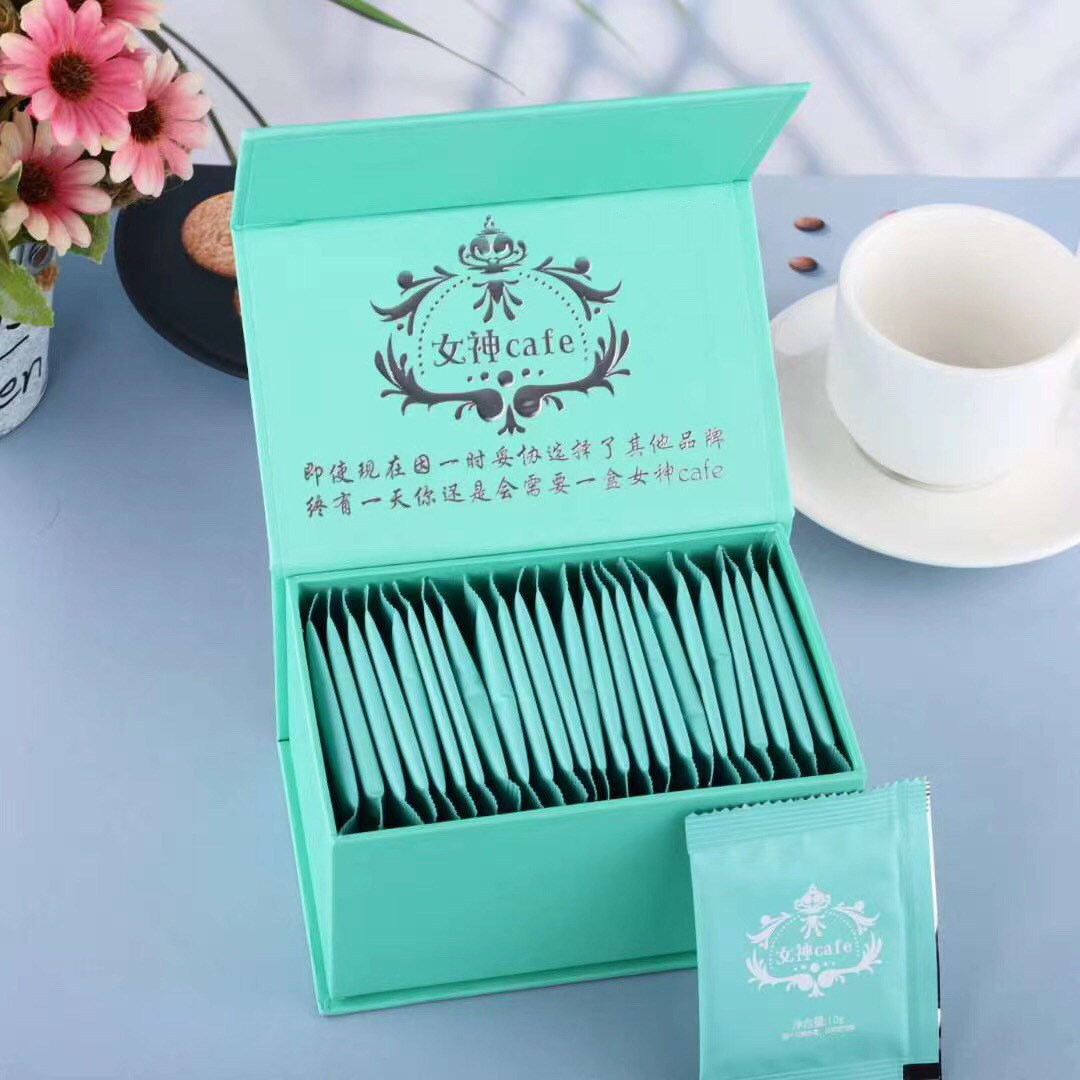 现货正品女神咖啡cafe 西班牙丹妮达令芒果奶昔 黑金梦幻星空咖啡