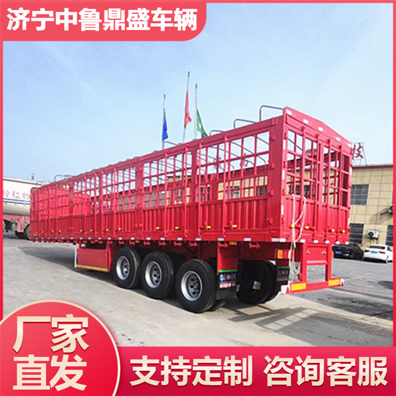 13米自卸半挂车 13米高栏侧翻半挂车 花栏隐形侧翻半挂车-阿里巴巴