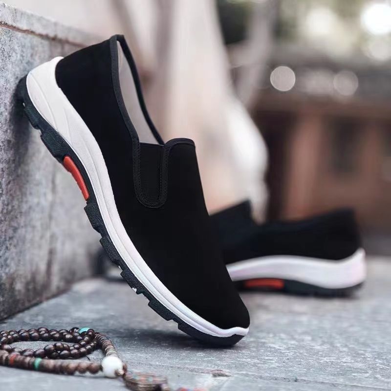 One Piece Dropshipping Old Beijing Cloth Shoes Men's Lightweight Comfortable Men's Cloth Shoes Low-Top Breathable Outdoor Work Casual Shoes