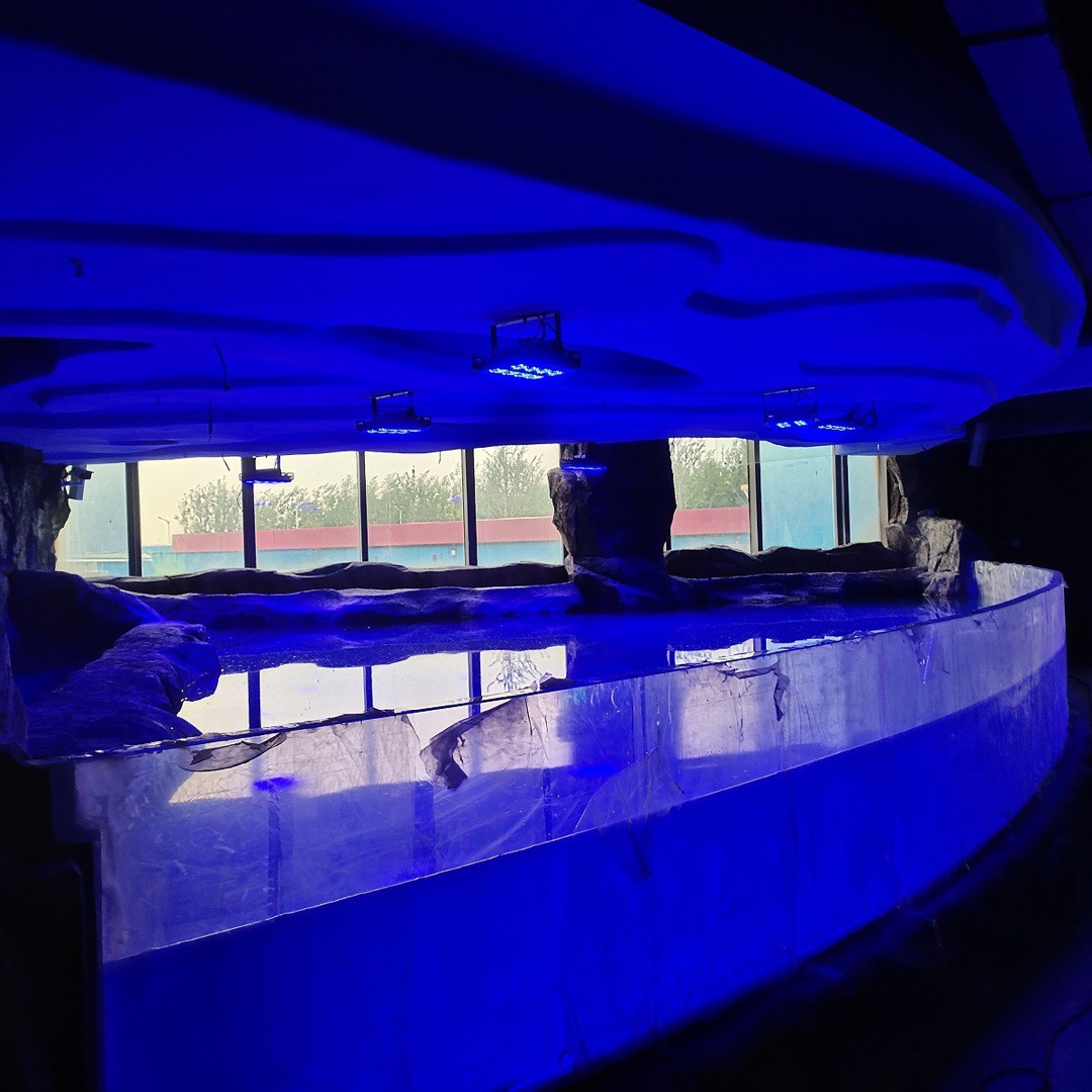 Led Aquarium Aquarium 200W Shark Pool Full Spectrum Biological Lighting Lamp Mermaid Pool/Great Barrier Reef Cylinder Light
