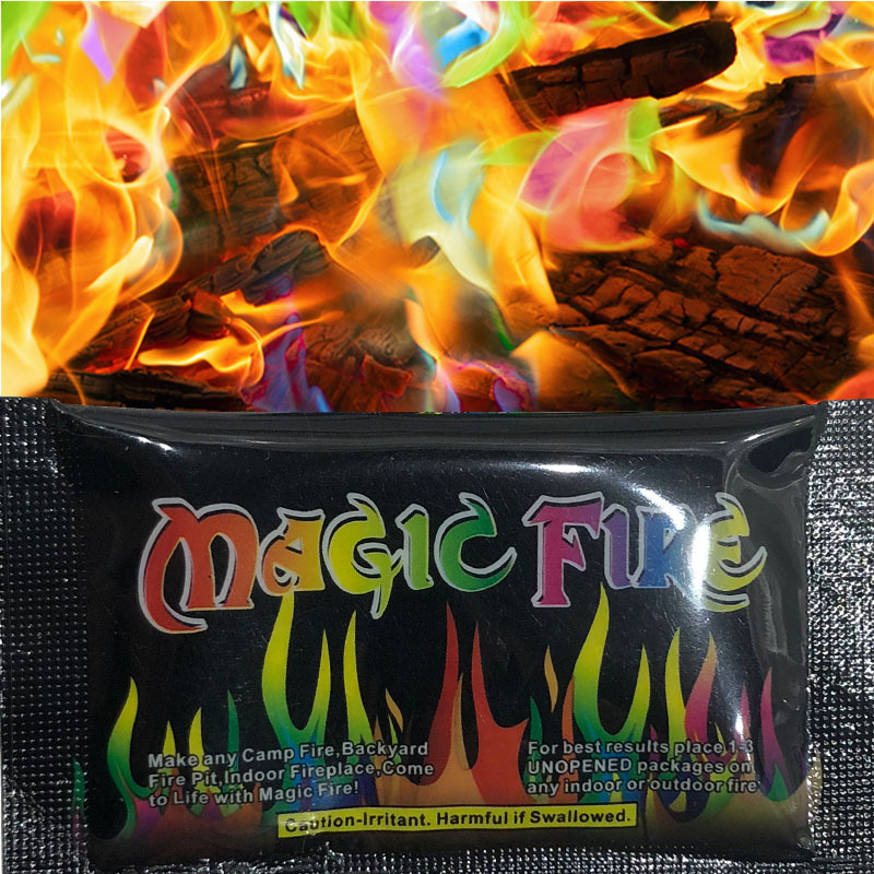 The Magic Flame Pink Color Powder Colorful Flame Color Changing Powder Party Festival Fireplace Supplies Magic Outdoor Campfire Factory