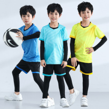 儿童紧身衣训练服套装男篮球足球运动衣打底小学生跑步健身服