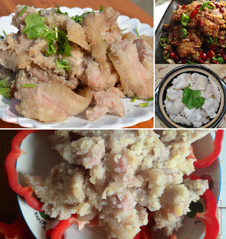 湖南怀化沅陵特产酸渣肉腌肉酸鲊肉杂肉粉子肉粉蒸肉农家坛子酸肉
