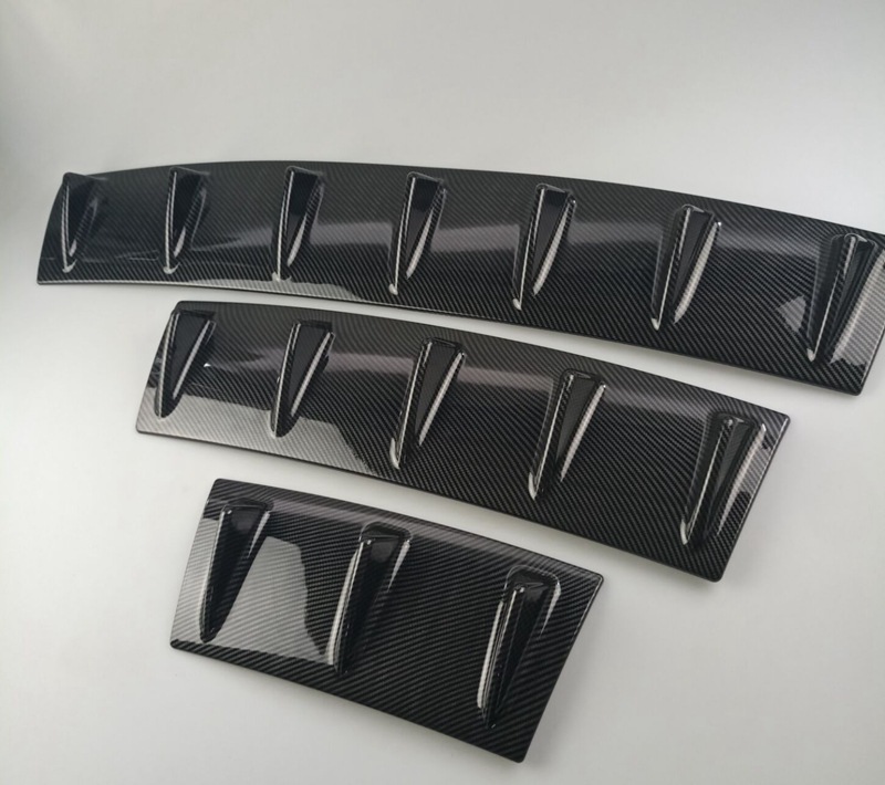 汽车改装后保险杠扰流板小包围底盘装饰运动通用导流板加装后唇