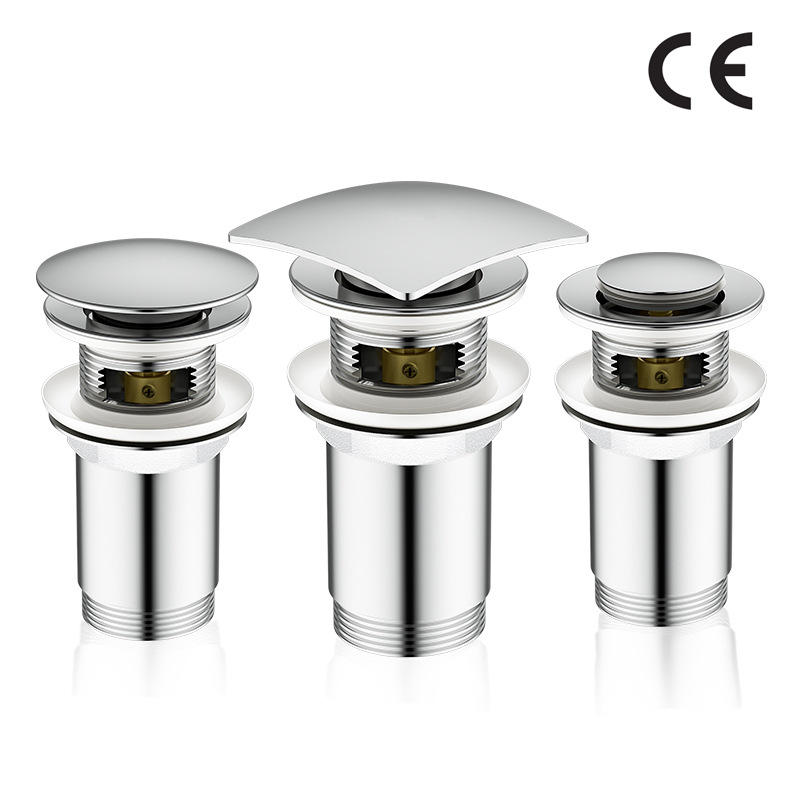 面盆弹跳下水器全铜下水洗脸盆浴缸水槽下水器ce澳watermark认证