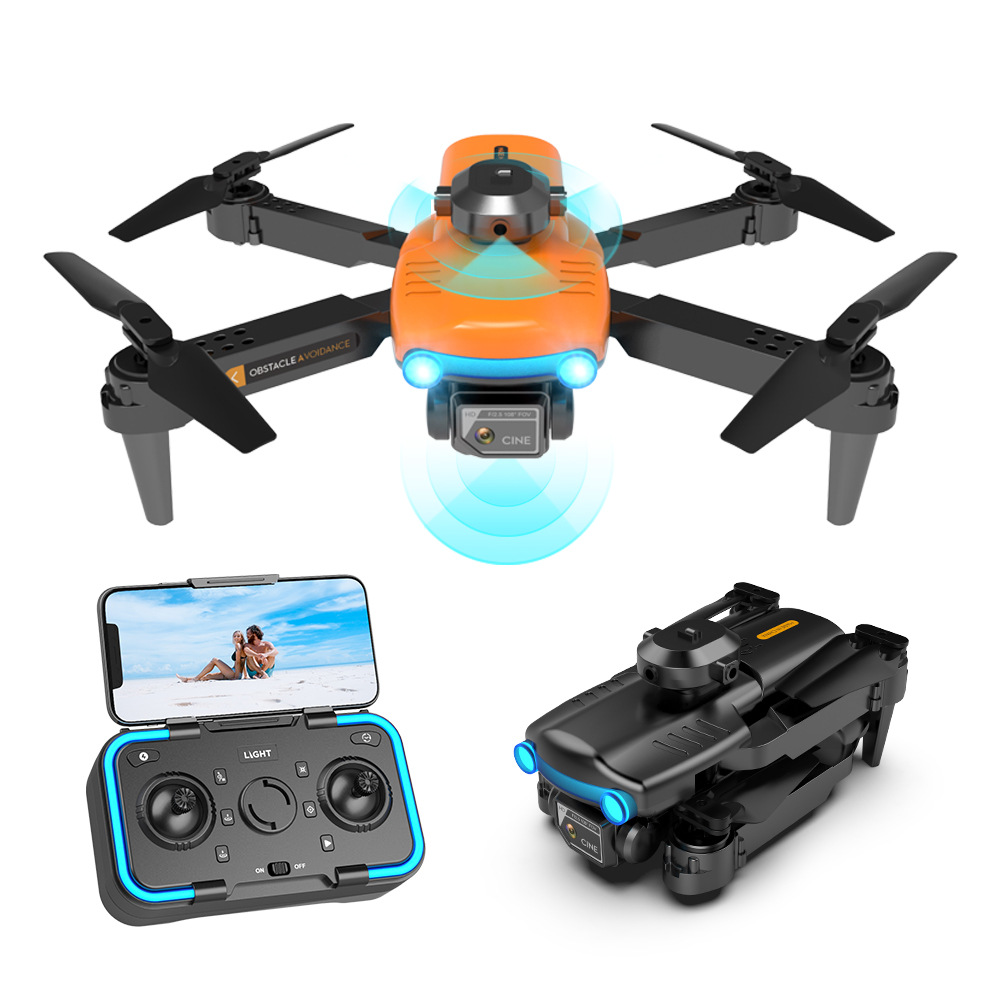 F187 Folding UAV Optical Flow HD 4K Aerial Photography Obstacle Avoidance Four-Axis Aircraft Cross-Border Telecontrolled Toy Aircraft