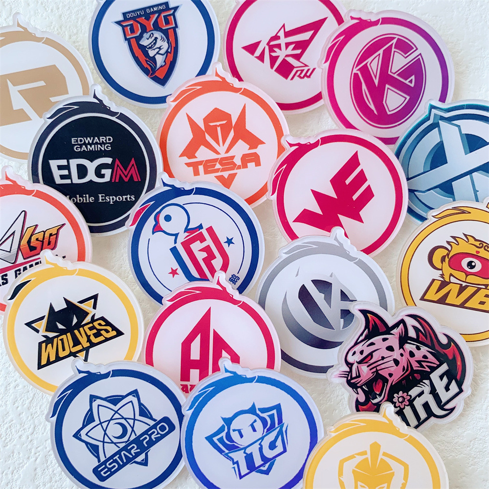 电子竞技战队徽章胸针王者荣耀队徽标志ag超玩会广州ttg胸牌edg