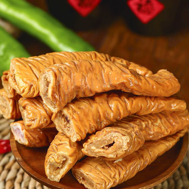 猪大肠头卤大肠头熟食酱大肠头五香大肠头年货猪肠子头肥肠批批发