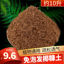 纯椰糠营养土脱盐免泡发椰壳植物通用型土泥土多肉花卉蔬菜种植土