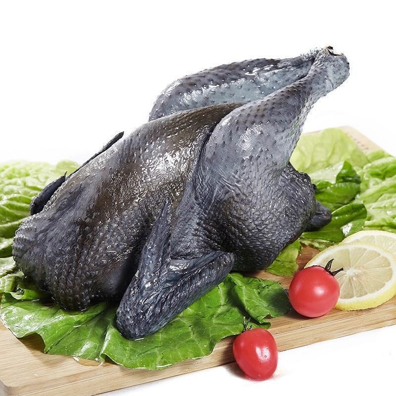 2只包邮乌鸡新鲜现杀土鸡农家散养乌鸡乌骨鸡整只月子鸡