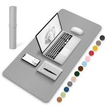 皮革鼠标垫超大号办公桌垫环保书桌垫笔记本电脑键盘垫女定制尺寸