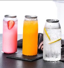 批发650ML圆形大容量铝盖塑料瓶 果汁饮料罐  透明塑料糖果PET瓶