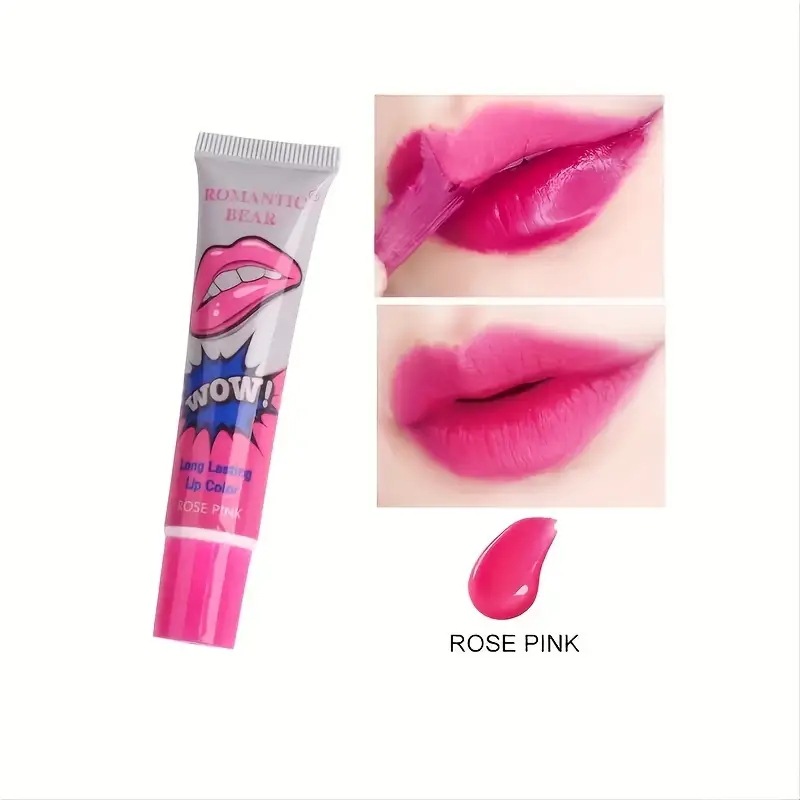 Single with Box English Packaging Tear and Pull Lip Gloss 6 Pieces a Pack Tear and Pull Lip Gloss Tear and Pull Lipstick Lip Gloss Not Easy to Touch