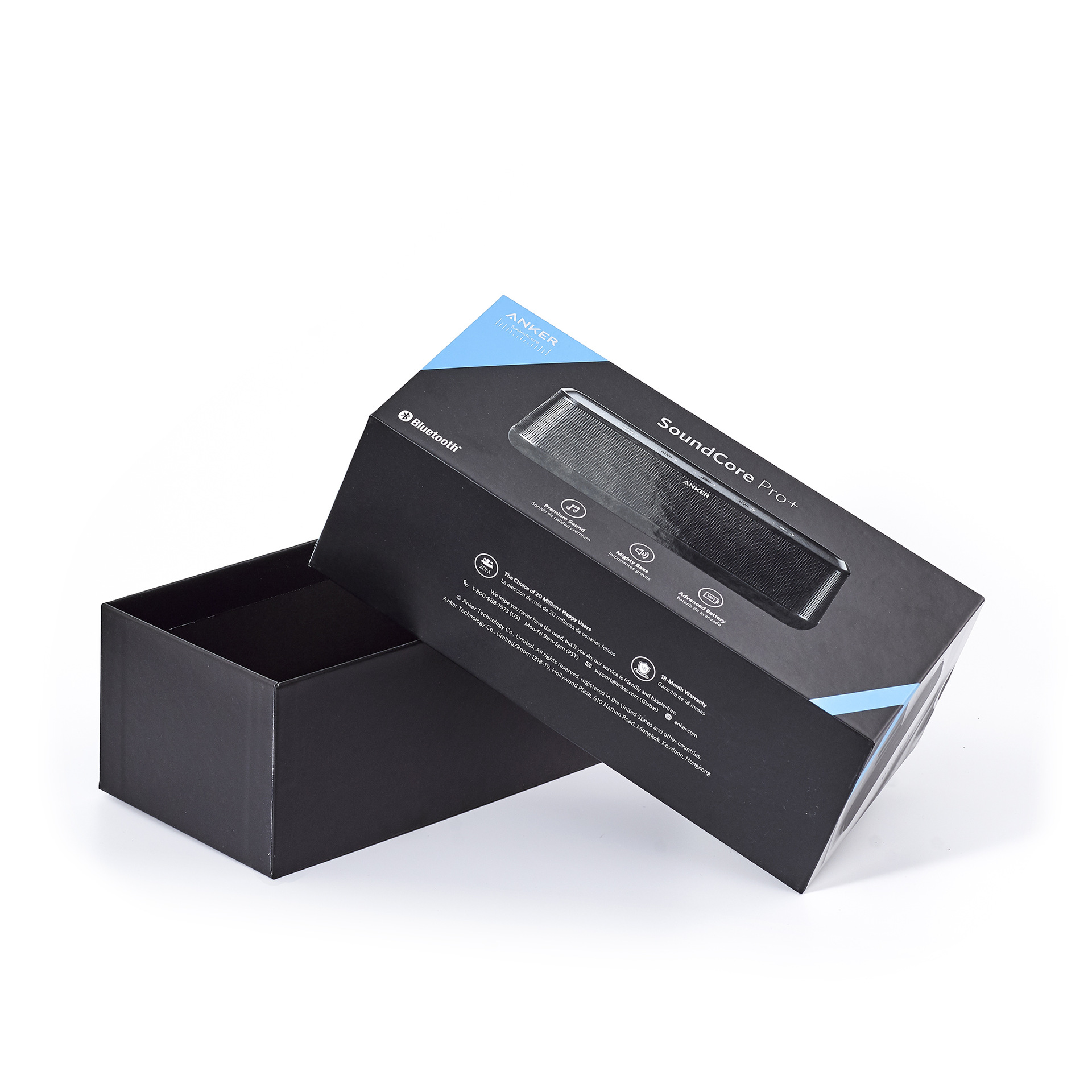 立体扬声器无线音响纸板盒 天地盖盒 智能电子产品包装盒厂家定制-阿