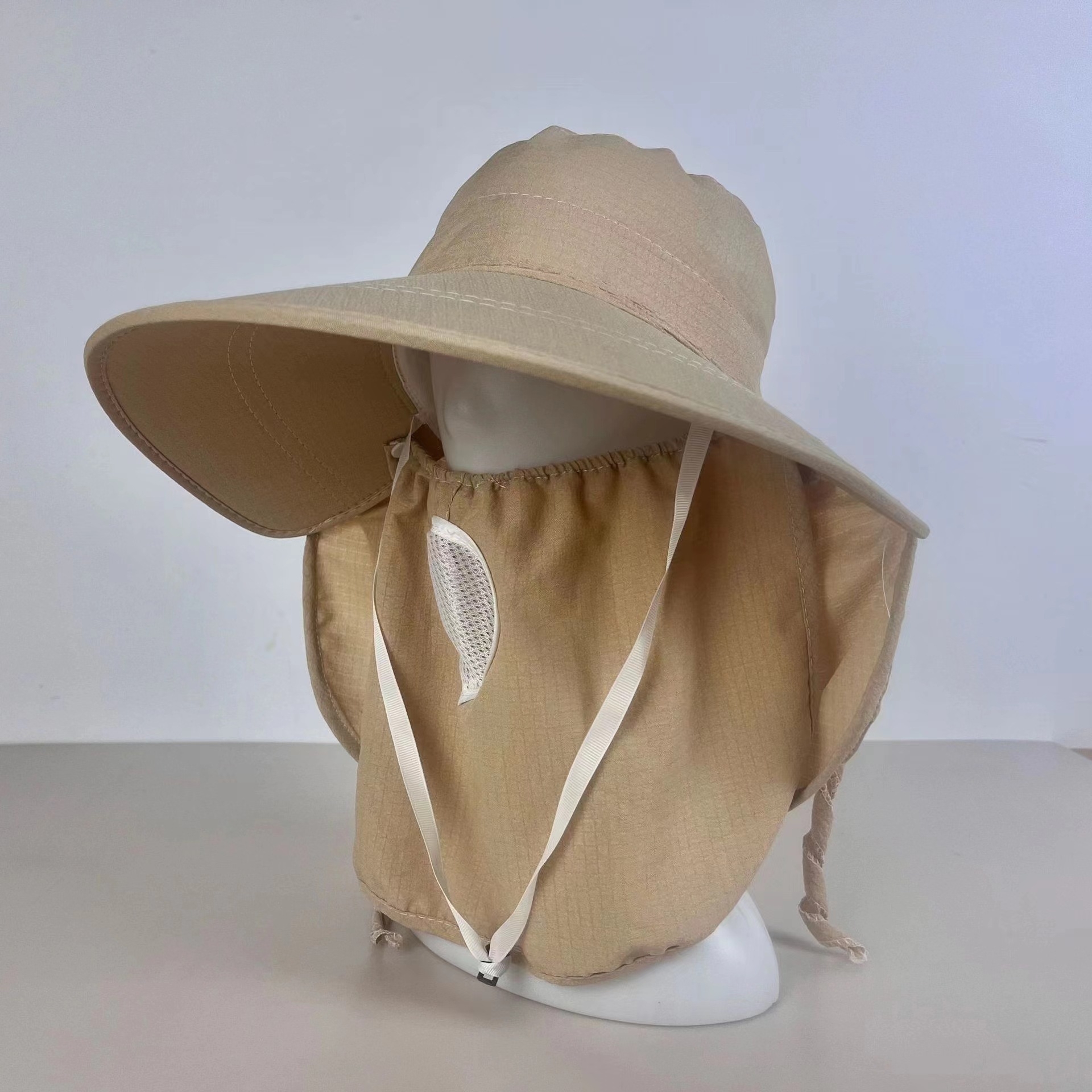 Hat Female Sun Hat Uv Protection Cover Face Breathable Sun-Proof Bucket Hat Summer Fishing Hat Big Brim Sun Protection Hat