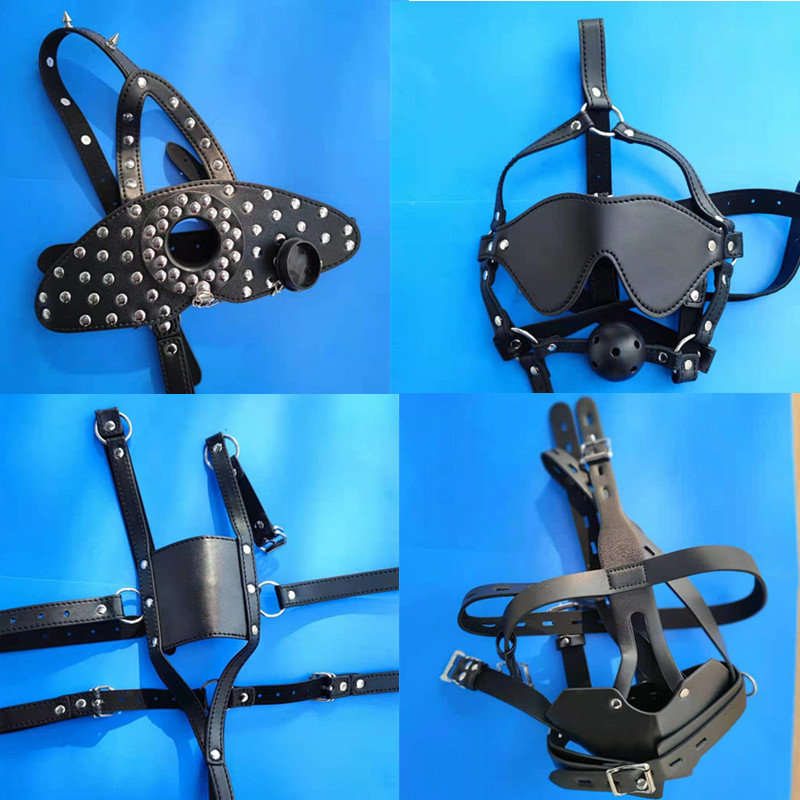 马具型口罩口塞面具口枷口衔女奴调教捆绑束缚玩具sm另类情趣用品