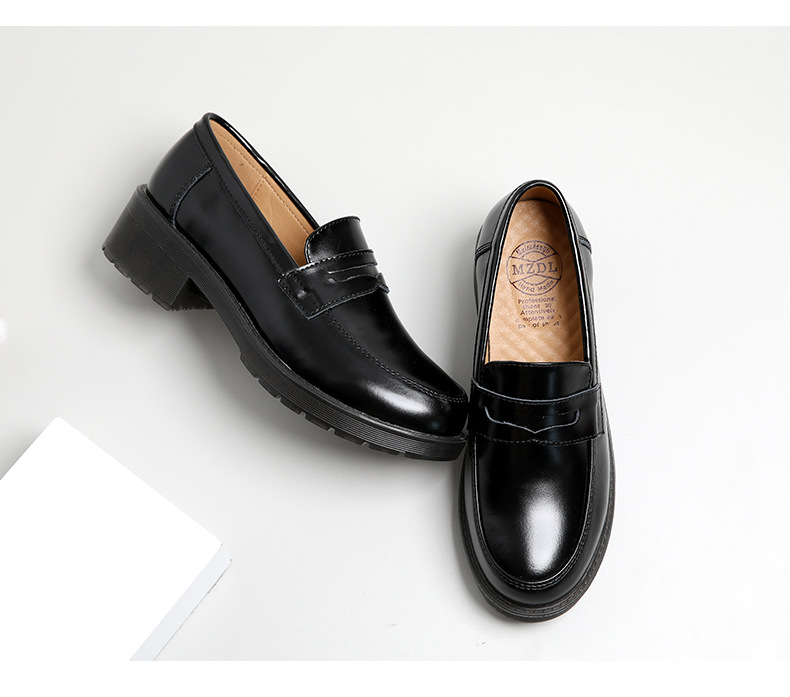 乐福鞋女夏季新款日系学院风厚底制服皮鞋森系复古jk小皮鞋学生鞋