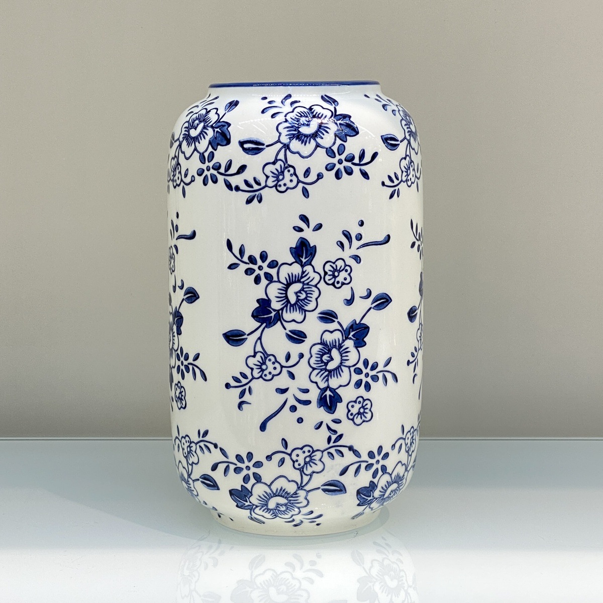 new chinese style blue and white porcelain ceramic flower vase flower arrangement lantern vase decoration decoration flower arrangement decoration 1