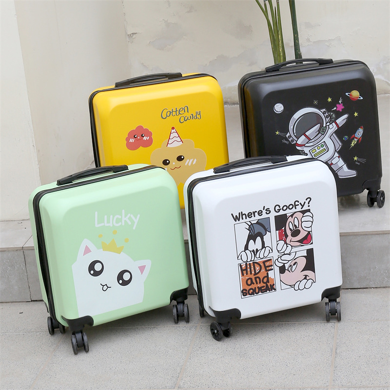 New Children's Trolley Case Large Capacity Cute Suitcase Mute Universal Wheel Password Suitcase Luggage Factory Wholesale