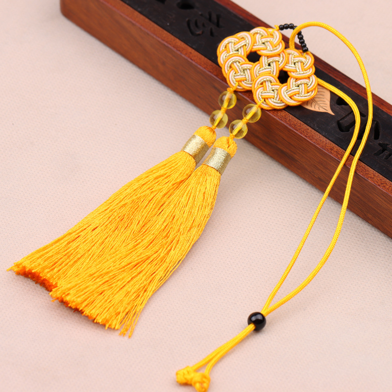 四方结中国结流苏穗子diy书签抱枕吊穗服装辅料发饰灯笼扇坠批发